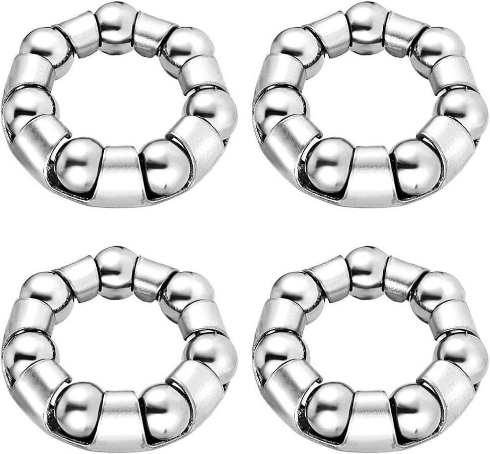 4 Pcs 3/16 inch x 7 Balls Bicycle Wheel Bearing Retainer H62141