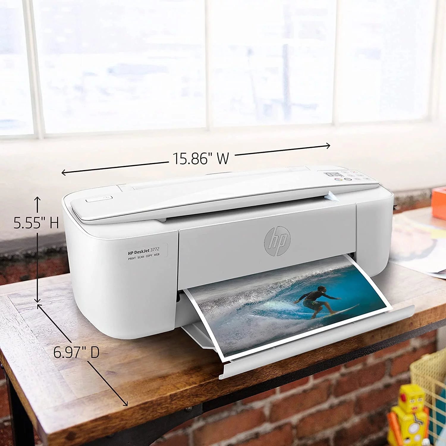 Wireless Color Inkjet Printer with LCD B5958