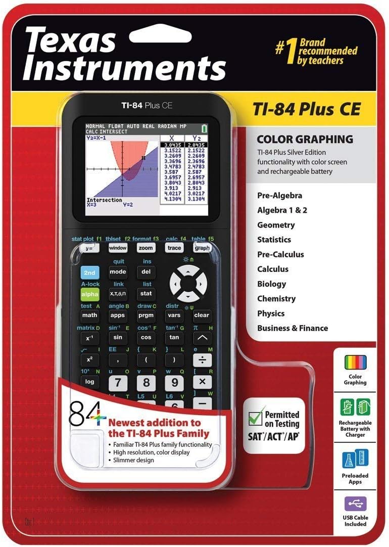 Black Graphing Calculator E515875