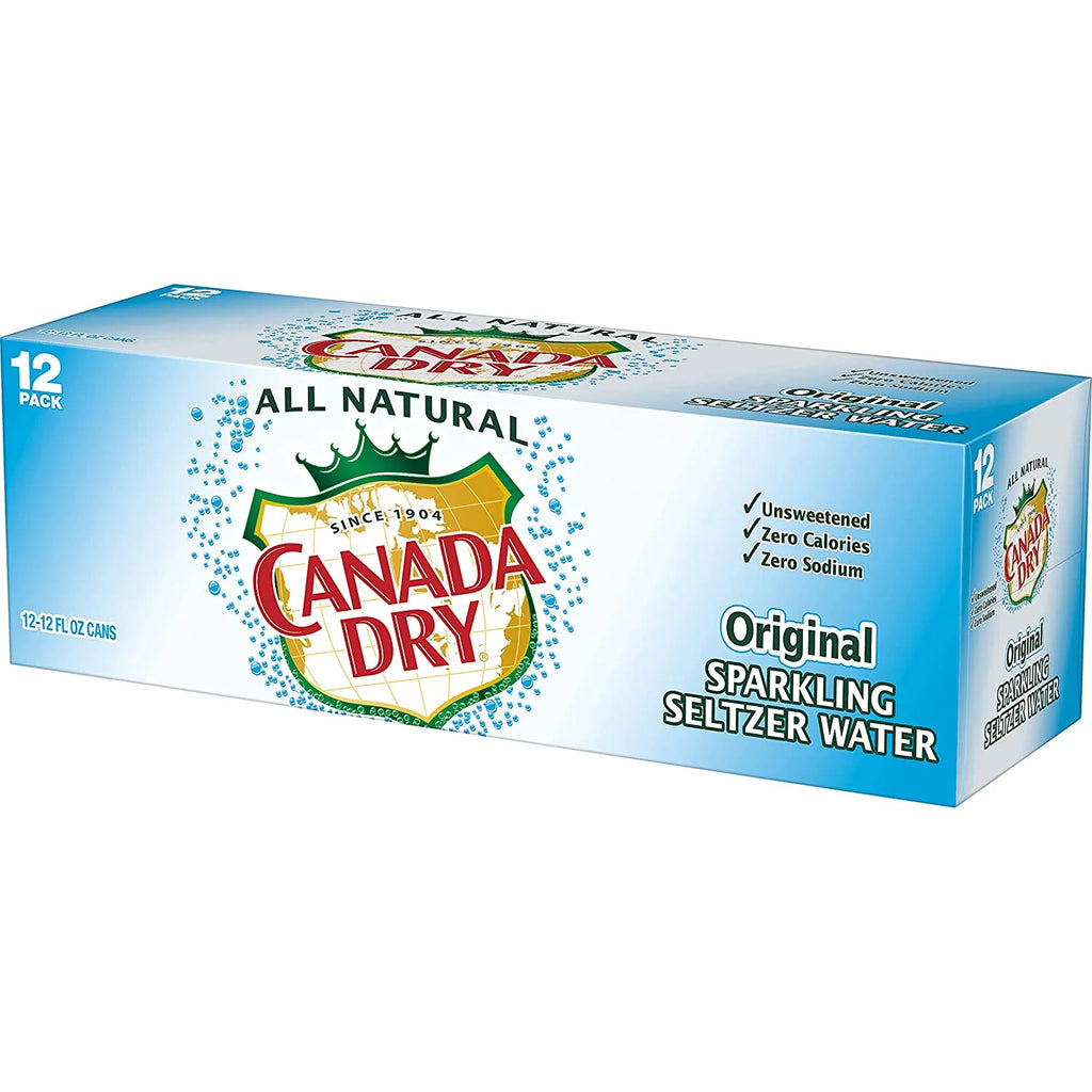 12 oz. Cans Sparkling Seltzer Water (Pack of 12) J5018