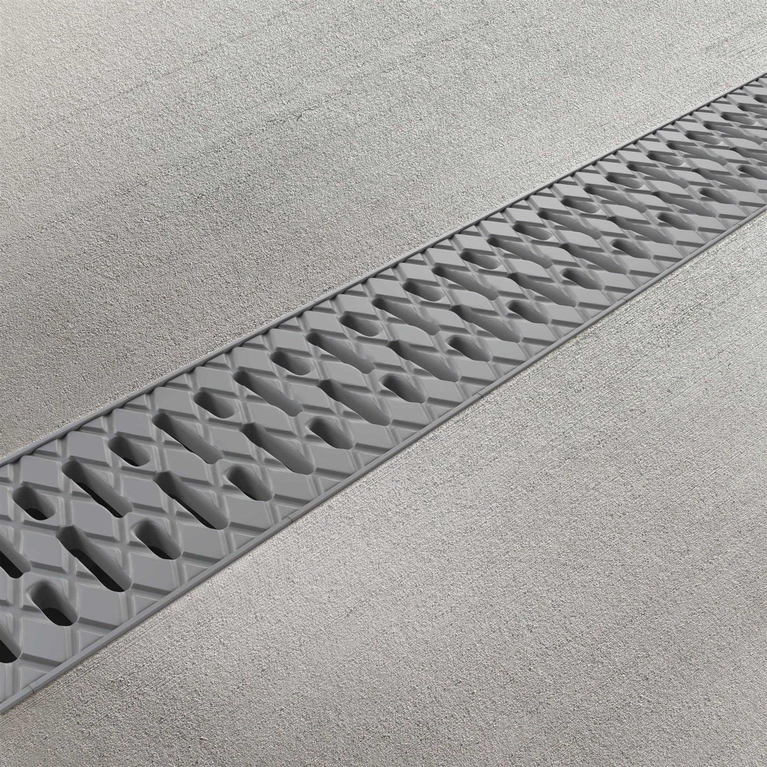 4 Inch Trench Drain System with Grate M8776
