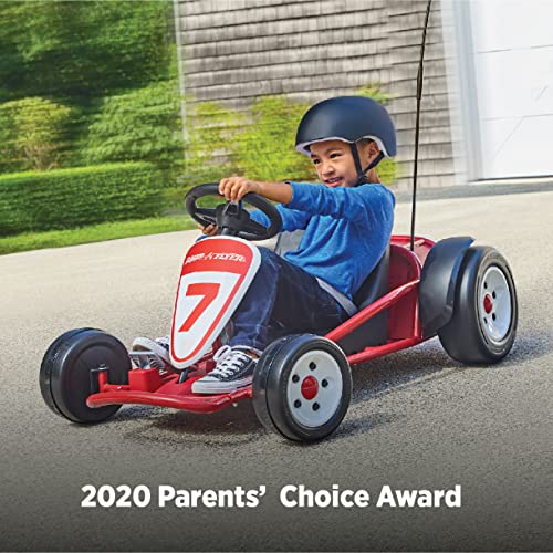36V Battery-Powered Kids Electric Go-Kart with Adjustable Seat, Rubber Wheels, Grey F768616
