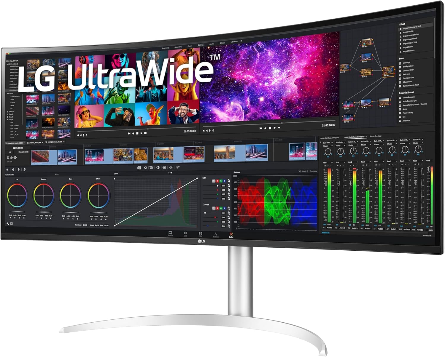 40” Curved UltraWide WUHD 5K2K Nano IPS Display, Black H908