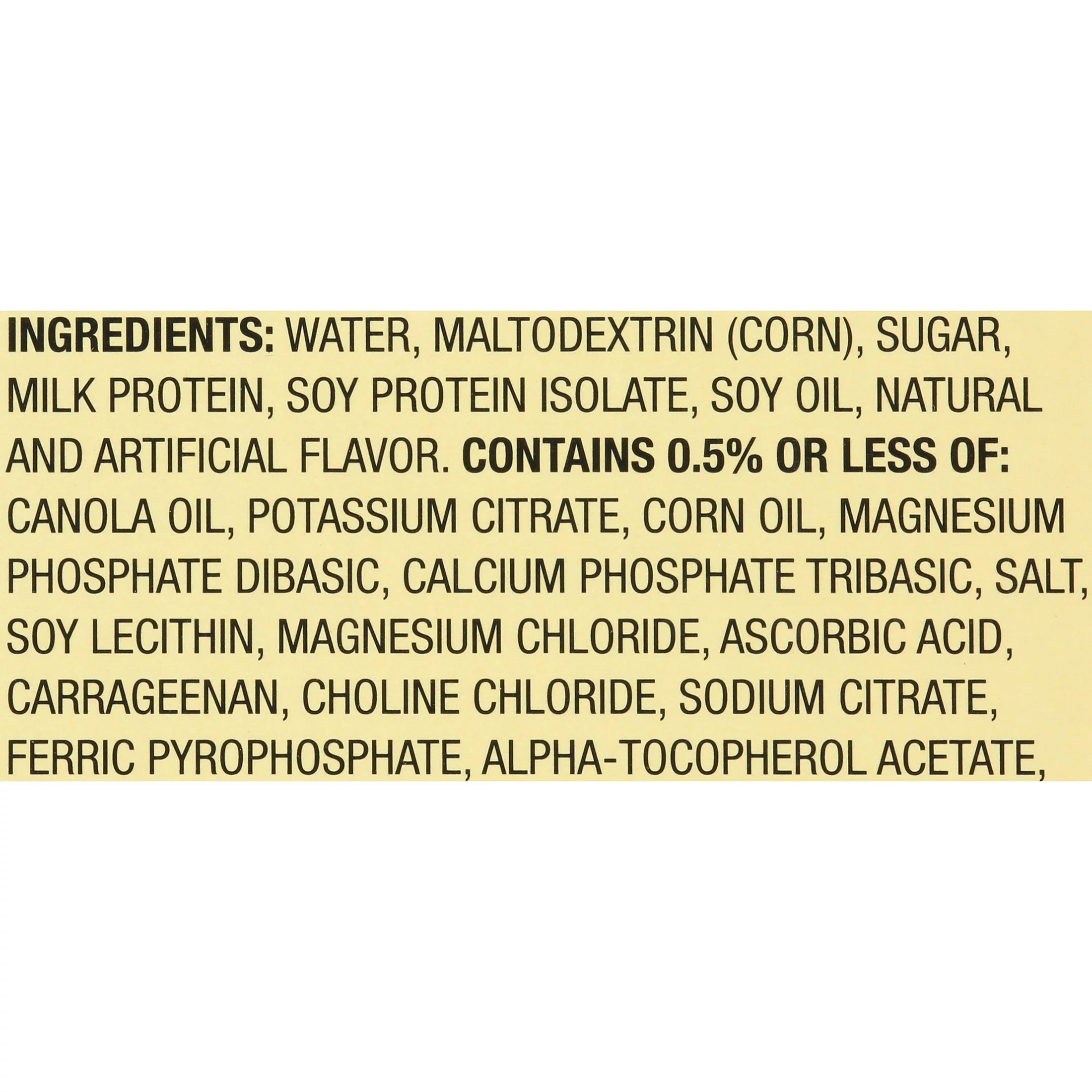 Vanilla Nutritional Shakes, 8 fl oz, 24 Count R95187