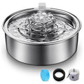 Stainless Steel 2.0L Automatic Circulating Cat Water Fountain K196497