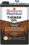 Mahogany Penetrating Transparent Timber Oil, 1 Gallon H49910