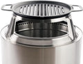 Cast Iron Cooktop with Stainless Steel Hub, 21.5lbs, 17.5 Diameter Y8623