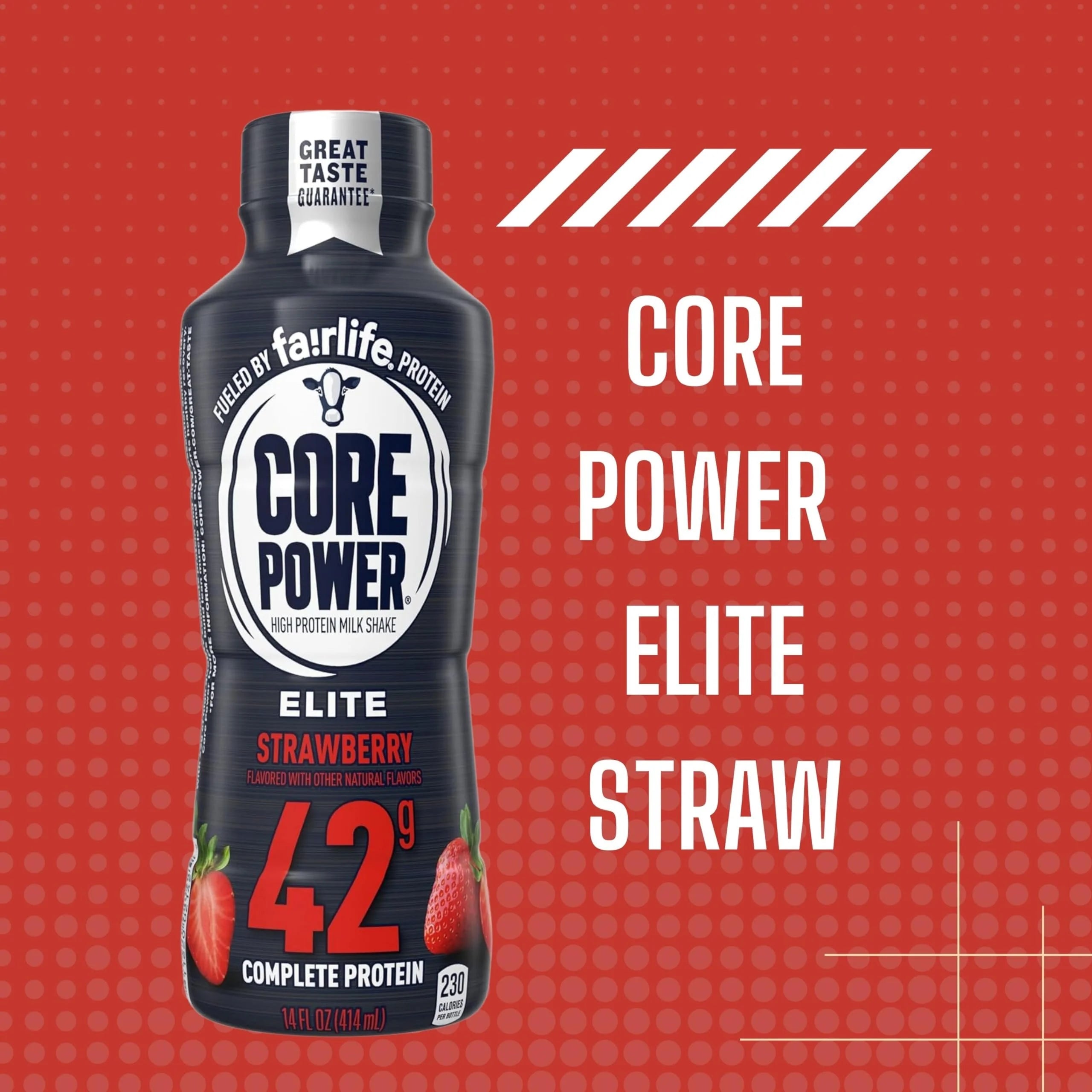 Strawberry Protein Shake 14 Fl Oz Pack of 12 F843622