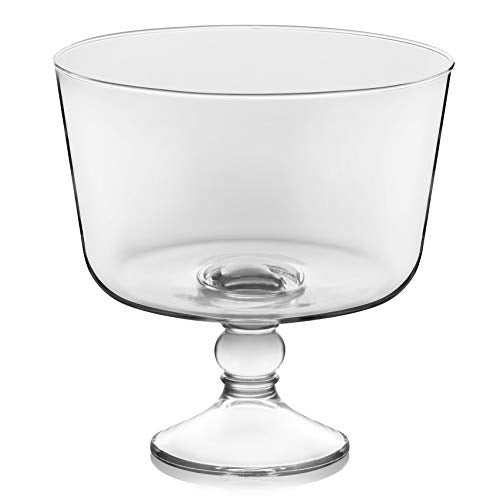 Clear 96 oz Footed Glass Trifle Bowl N6535