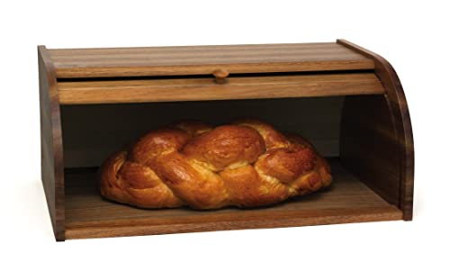 Acacia Wood Rolltop Bread Box H74865