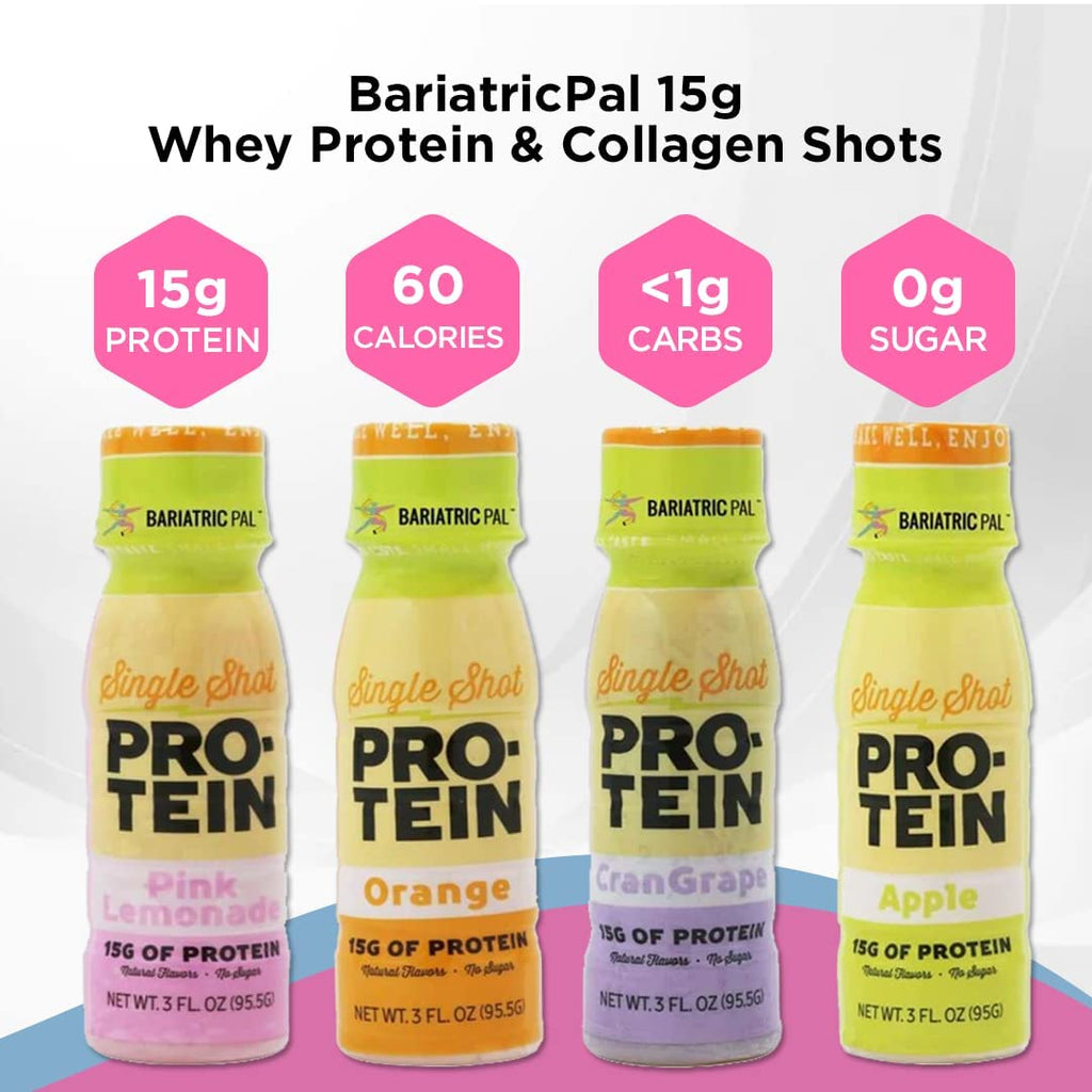 15g Protein & Collagen Shots Variety Pack (4 Bottles) P687