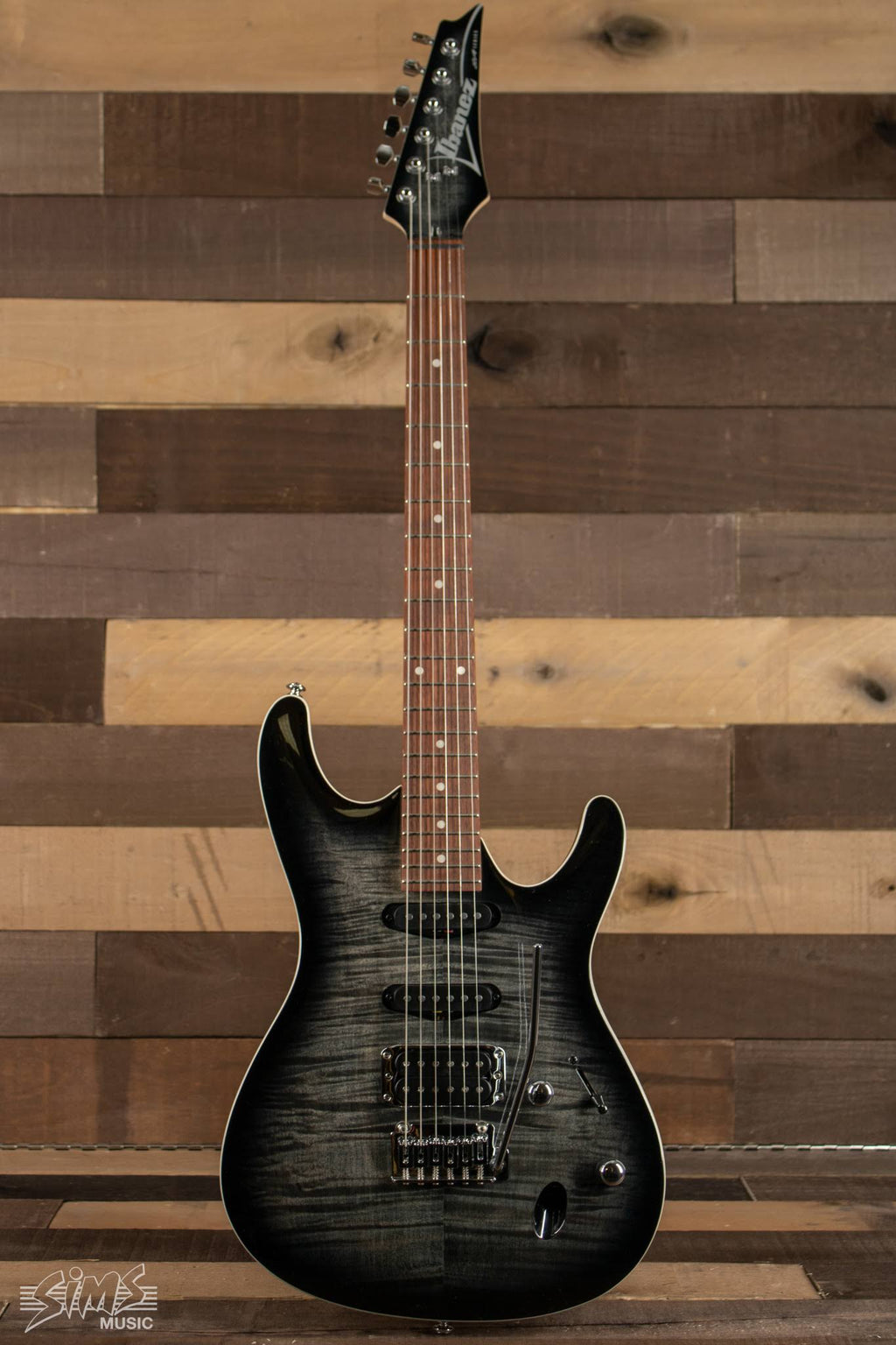 Transparent Gray Burst Electric Guitar B621