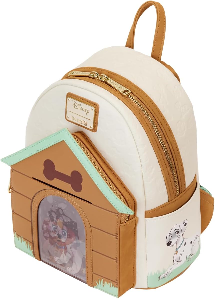 Loungefly Disney I Heart Dogs Dog House Triple Lenticular Double Strap Shoulder Bag Z9273