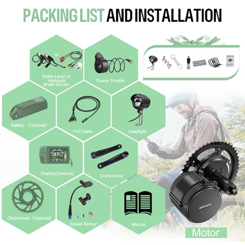 750W 1000W 500W Electric Bike Conversion Kit 48V 52V R984173