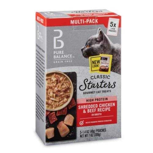 Shredded Chicken & Beef Broth Cat Treats F930