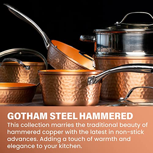 15 Pc Non Stick Copper Ceramic Cookware Set Z1258
