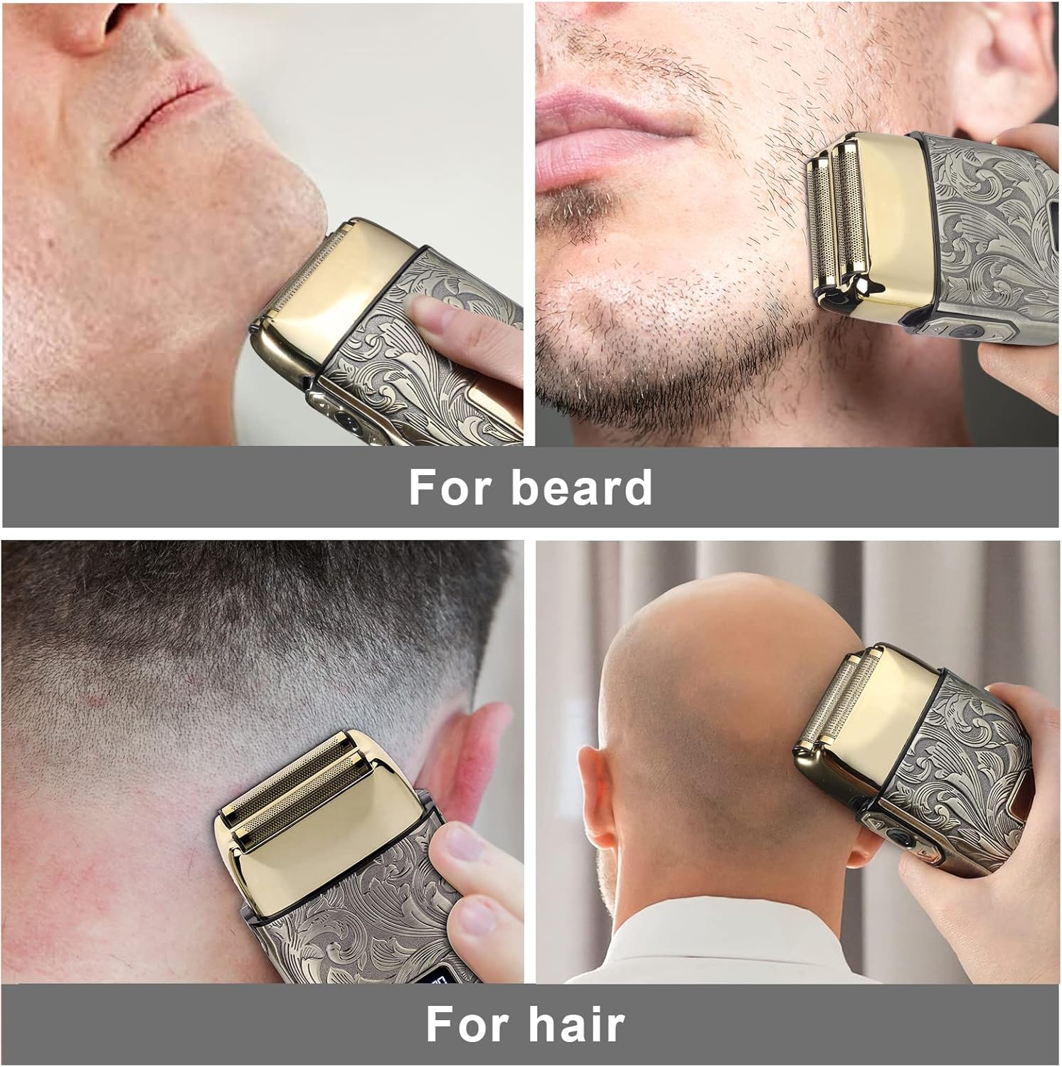 Beard Trimmer Electric Razor Cordless Hair Clippers 7 in 1 Beard Grooming Kit P434124