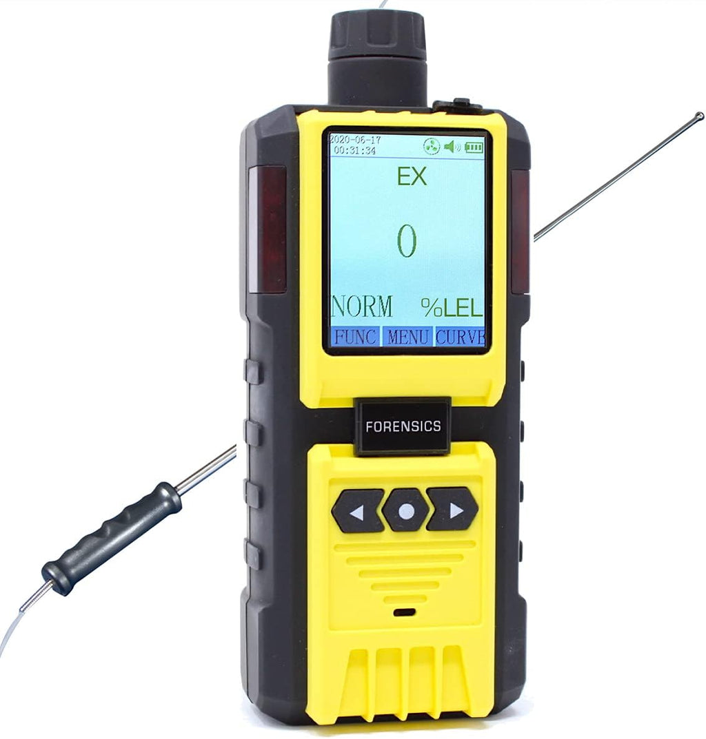 Combustible Gas Detector and Analyzer with Built-in Pump and 4ft Probe P32586