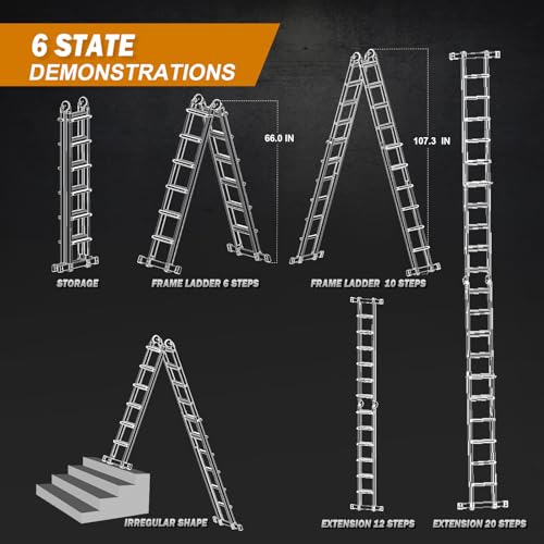 6 Step Multi Position Ladder I226