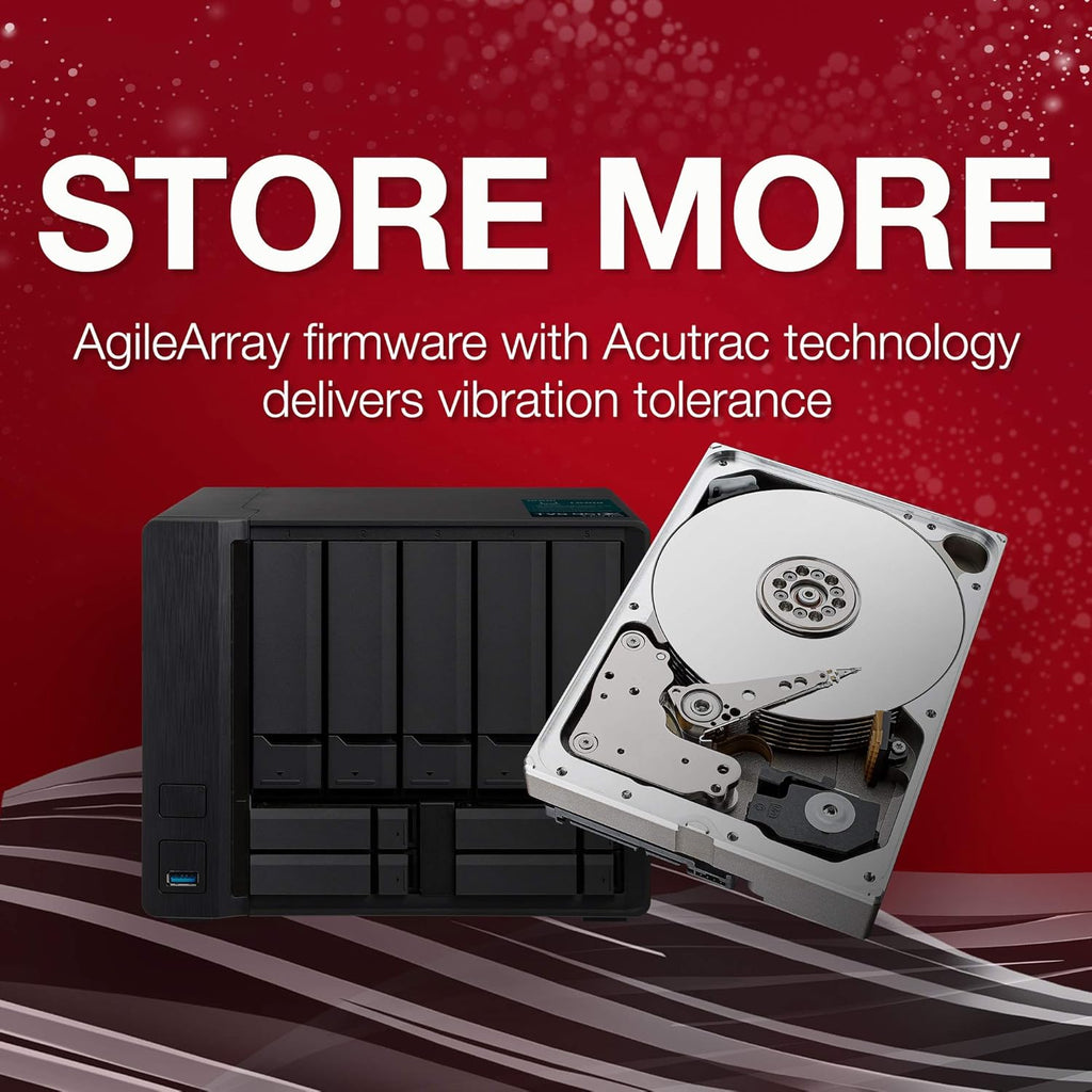 10TB NAS Internal Hard Drive HDD 3.5 Inch SATA 6Gb/s 7200 RPM 256MB Cache L493599