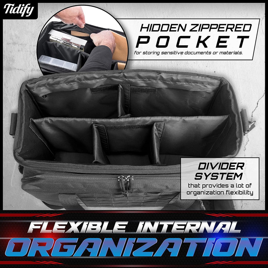 Tactical Gear Bag with MOLLE Organizer, Heavy Duty & Water Resistant B11427