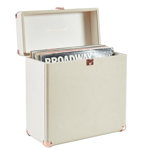 Vinyl Record Storage and Carrying Case, Holds 30 Albums T331
