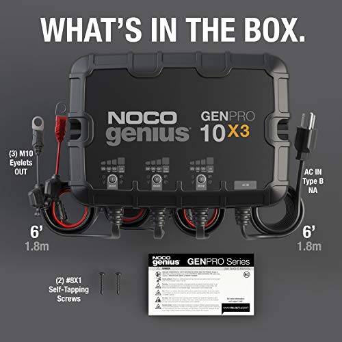 3-Bank 30A Onboard Battery Charger H2804