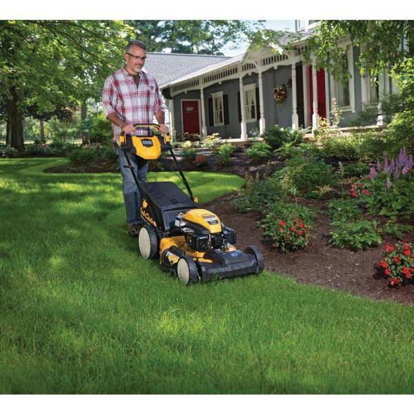 21 in. 159 CC Self Propelled Gas Walk Behind Lawn Mower R201