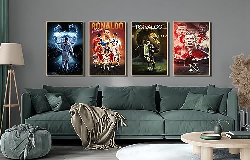 Set of 4 Unframed Canvas Wall Posters 08 in. X 12 in. O940