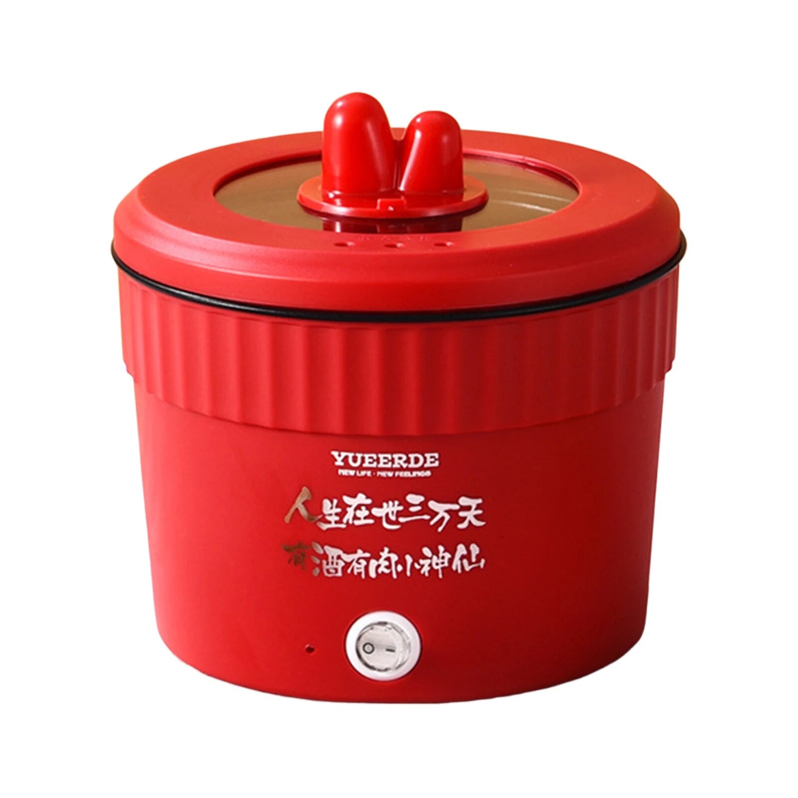 Large Purple Non-Stick Electric Cooking Pot U9493
