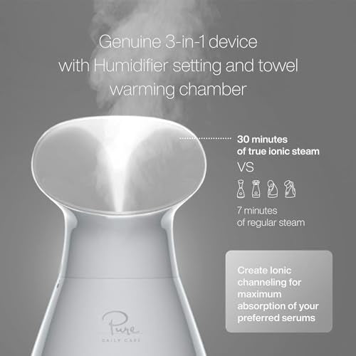 Teal Nano Ionic Facial Steamer with Stainless Steel Skin Kit U5353