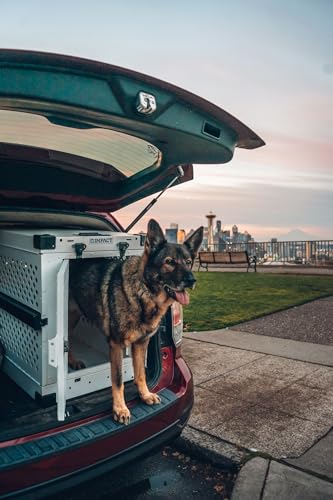 Gray 40" Collapsible Aluminum Dog Crate K478
