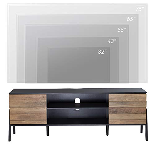 Mid Century Modern TV Stand, 60 inch S642