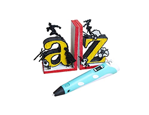 3D Printing Pen with PLA Filament and Stencil Book O88366