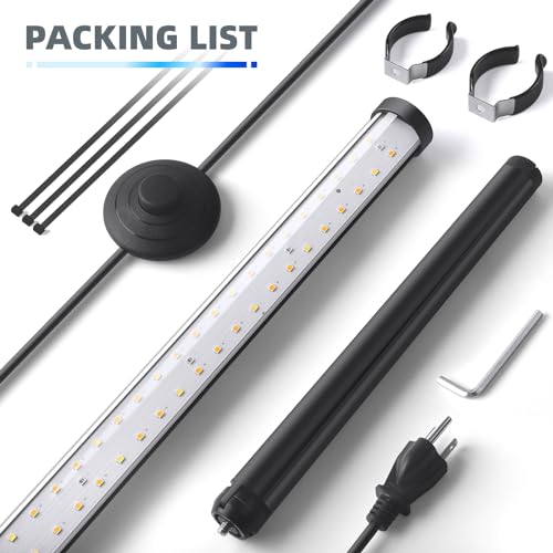 42W 169 LEDs Full Spectrum T10 Vertical Standing Plant Grow Light with Tripod Floor Stand M890
