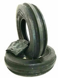 5.50-16 Tri-Rib 3 Rib Front Tractor Tires & Tubes Z793569