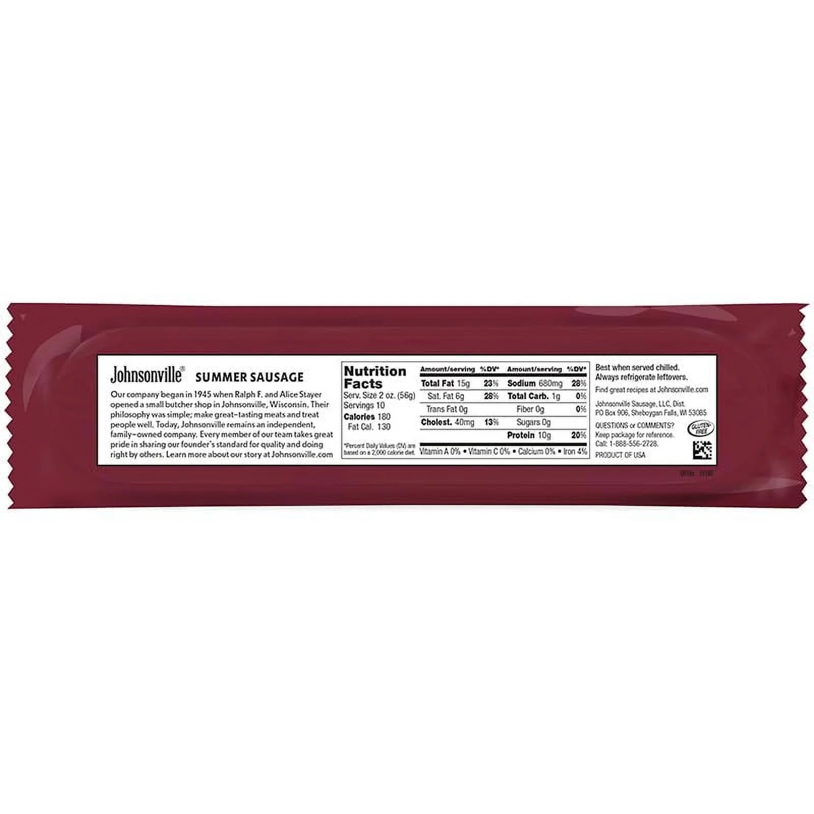 Beef Summer Sausage 20oz B94063