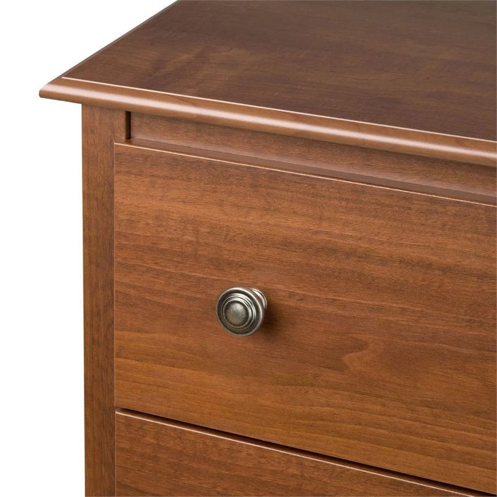 6 Drawer Cherry Double Dresser V310