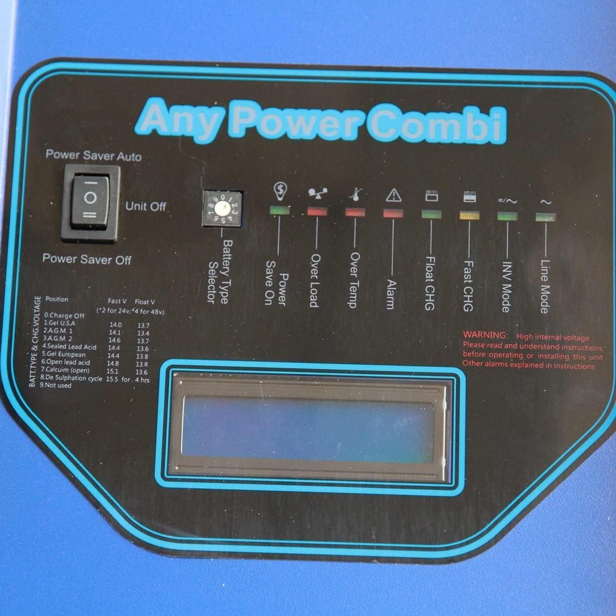 3000W Peak 9000W Pure Sine Wave Power Inverter DC 48V to AC 120V Y236772