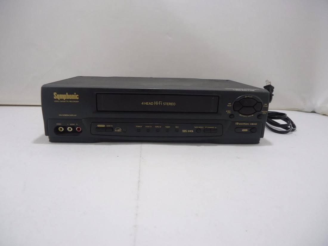 Video Cassette Recorder Player VCR with 4 Head Hi Fi Stereo Y85316