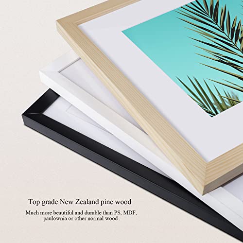 10x10 Black Solid Wood Picture Frame D764021