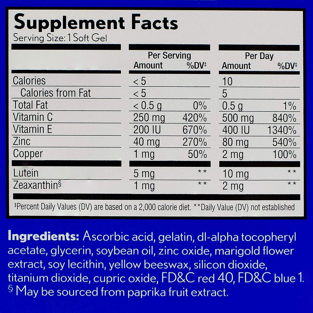 Soft Gels 120 Ct Vitamin & Mineral Supplement J17281