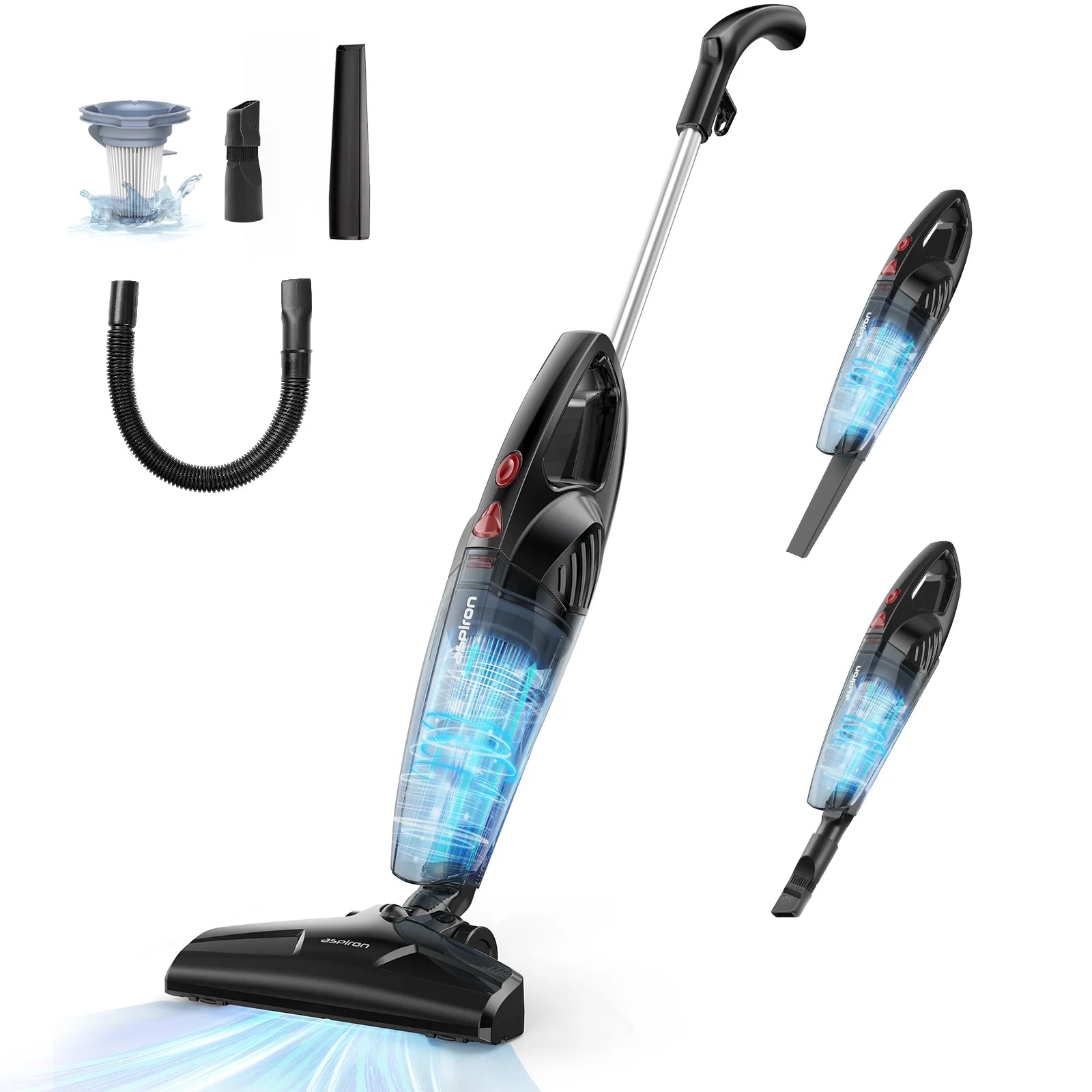 5-in-1 Lightweight Corded Stick Vacuum Y2250