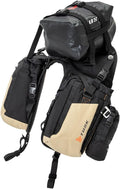 Black/Tan Dry Duffel with Bottle Holders K3929