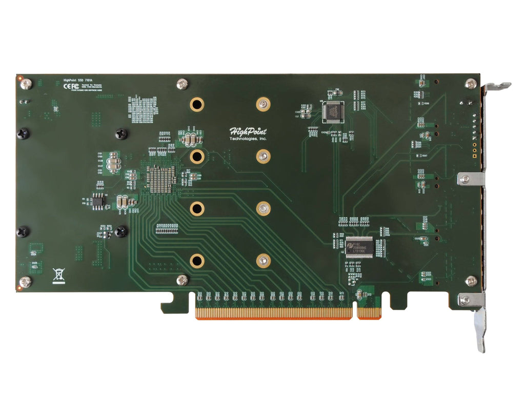 1 4X Dedicated 32Gbps M.2 Ports to PCIe 3.0 x16 Raid Controller P673