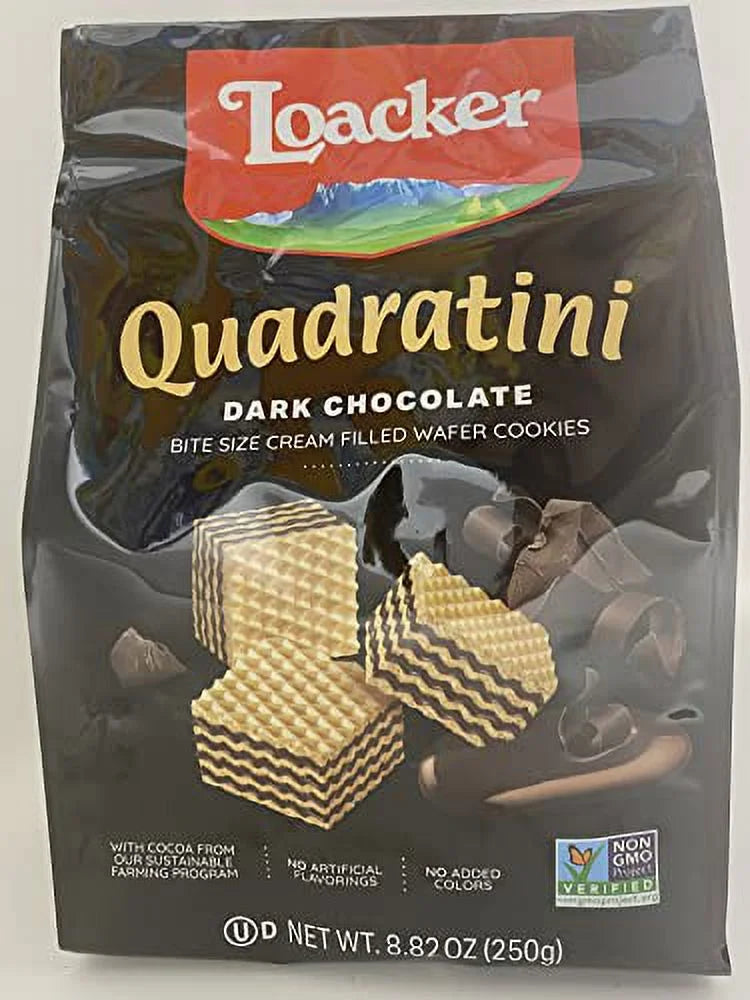 Dark Chocolate Filled Wafer Cookies 8.82 Oz X436819