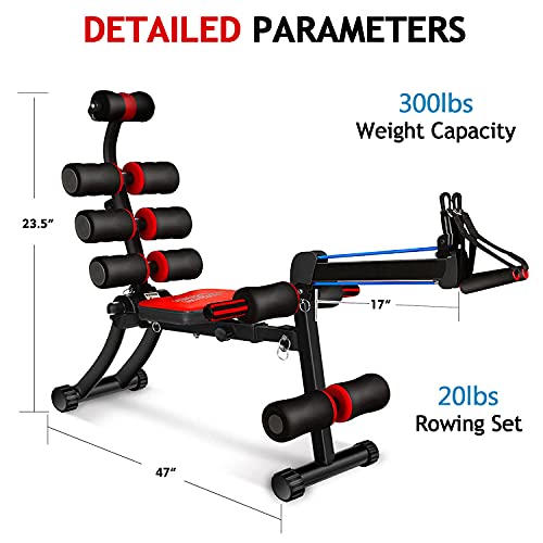 22 in 1 Foldable Adjustable Abdominal Workout Equipment M8961