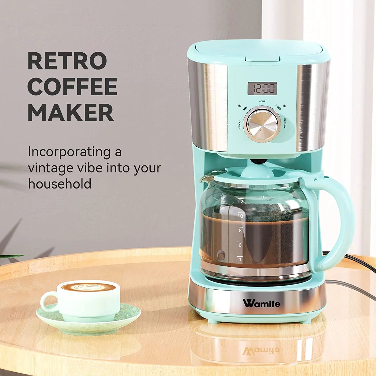 12-Cup Programmable Coffee Maker with Timer R78744