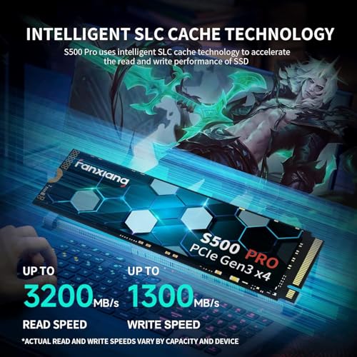 512GB NVMe SSD M.2 PCIe Gen3x4 2280 Internal Solid State Drive Y4775