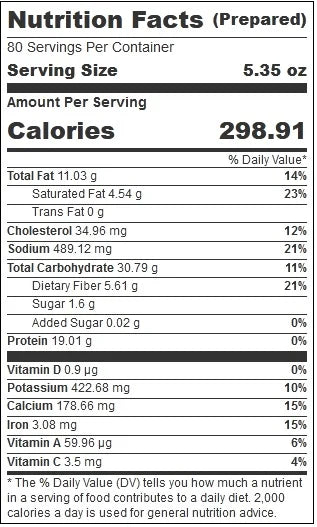 Shredded Beef Green Chile Cheese Burrito, 5.35 Ounce E45925